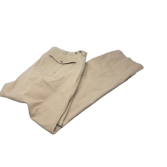 Brooks Brothers Flat Front Chino Dress Pants Size‎ 40X29 Khaki Tan Straight Leg - Picture 4 of 4